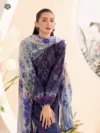 SOZ KESIMI 3 PC UN-STITCHED LUXURY LAWN - Image 3