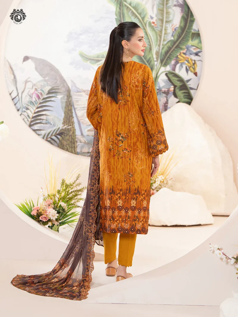 SOZ KESIMI 3-Piece Unstitched Luxury Lawn Suit - Image 2