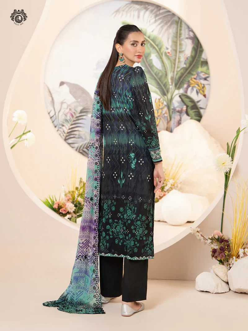 SOZ KESIMI 3 PC UN-STITCHED LUXURY LAWN - Image 2