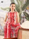 SOZ KESIMI 3 PC UN-STITCHED LUXURY LAWN - Image 2