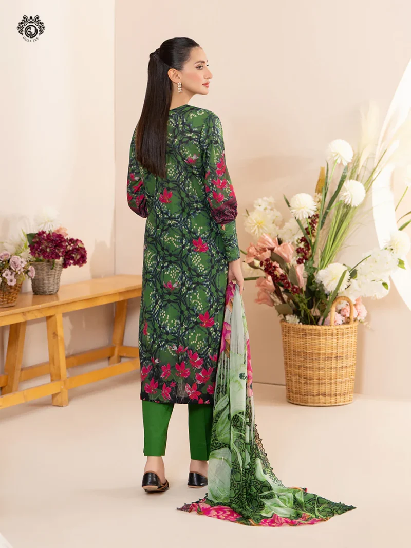 SOZ KESIMI 3 PC UN-STITCHED LUXURY LAWN - Image 3