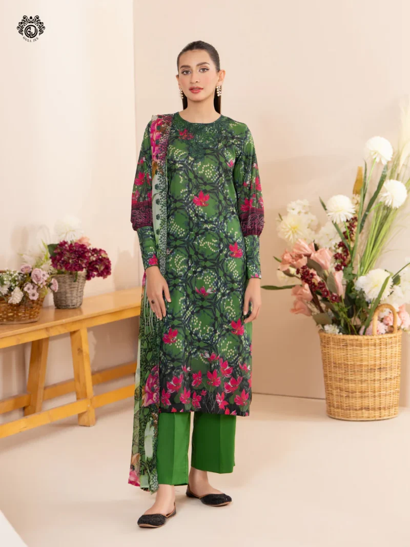 SOZ KESIMI 3 PC UN-STITCHED LUXURY LAWN